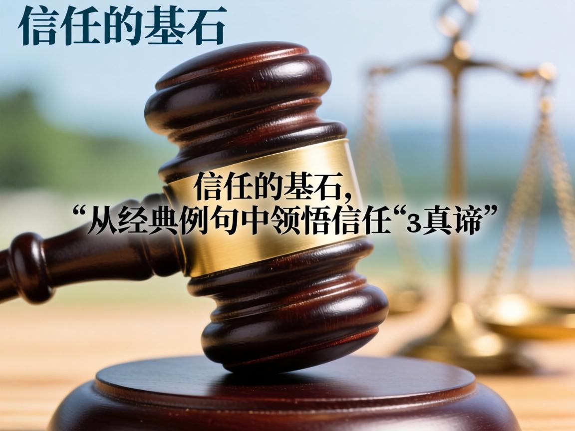 从经典例句中领悟信任的真谛
