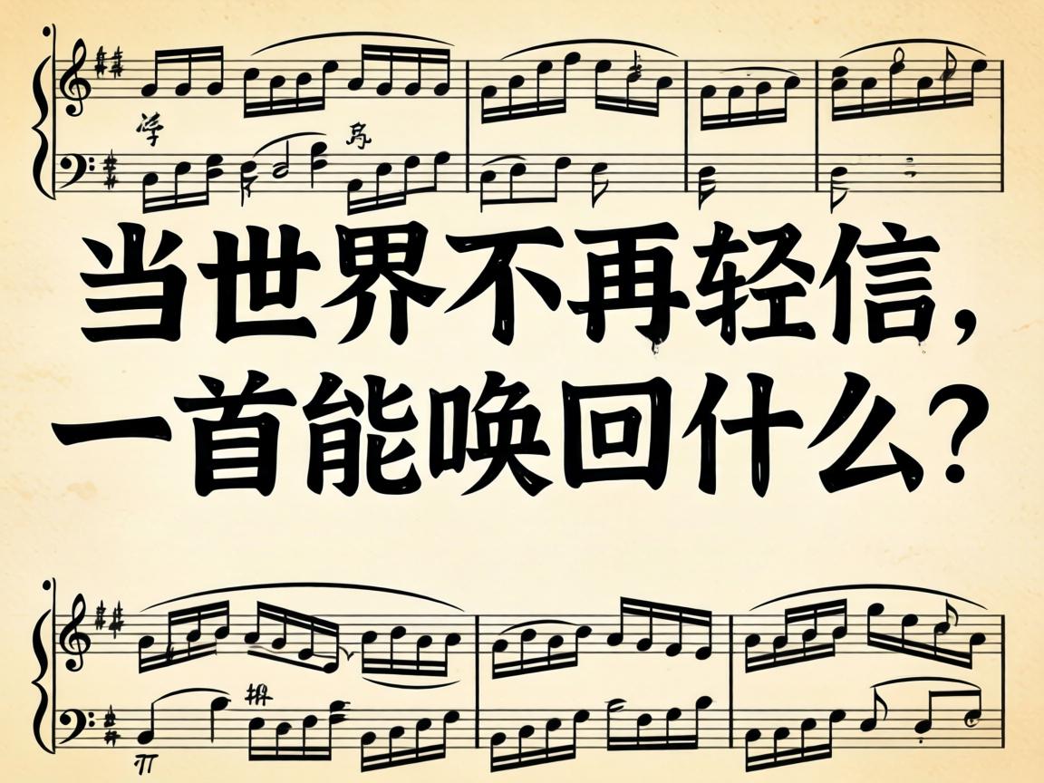 当世界不再轻信